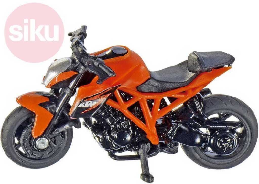 SIKU Motorka oranžová KTM 1290 Super Duke model kov 1384