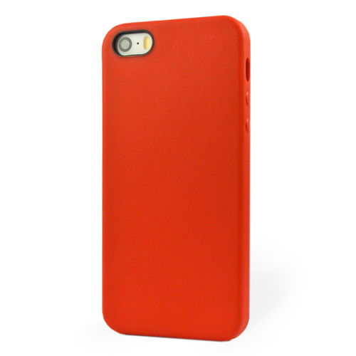 Pružný kryt iSaprio Jelly pro iPhone 5 / 5S červený