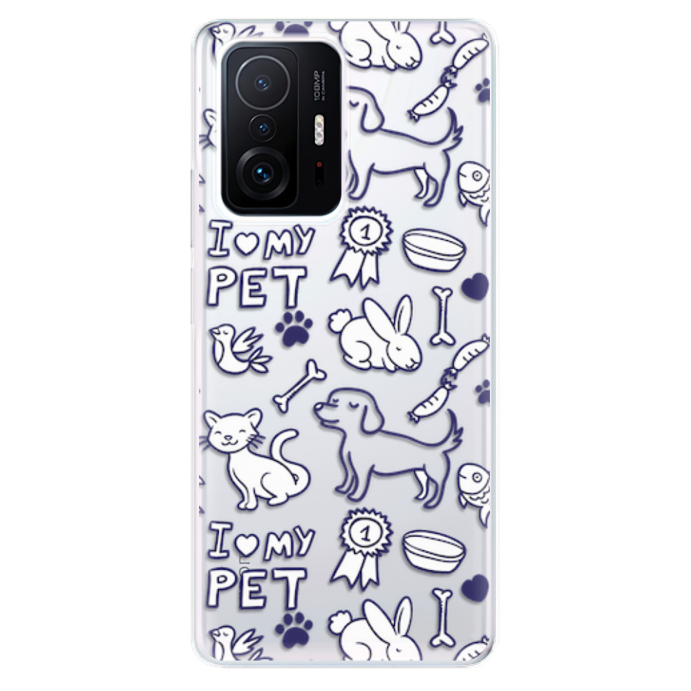 Odolné silikonové pouzdro iSaprio - Love my pets - Xiaomi 11T / 11T Pro