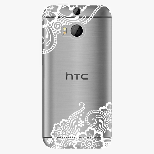 Plastový kryt iSaprio - White Lace 02 - HTC One M8