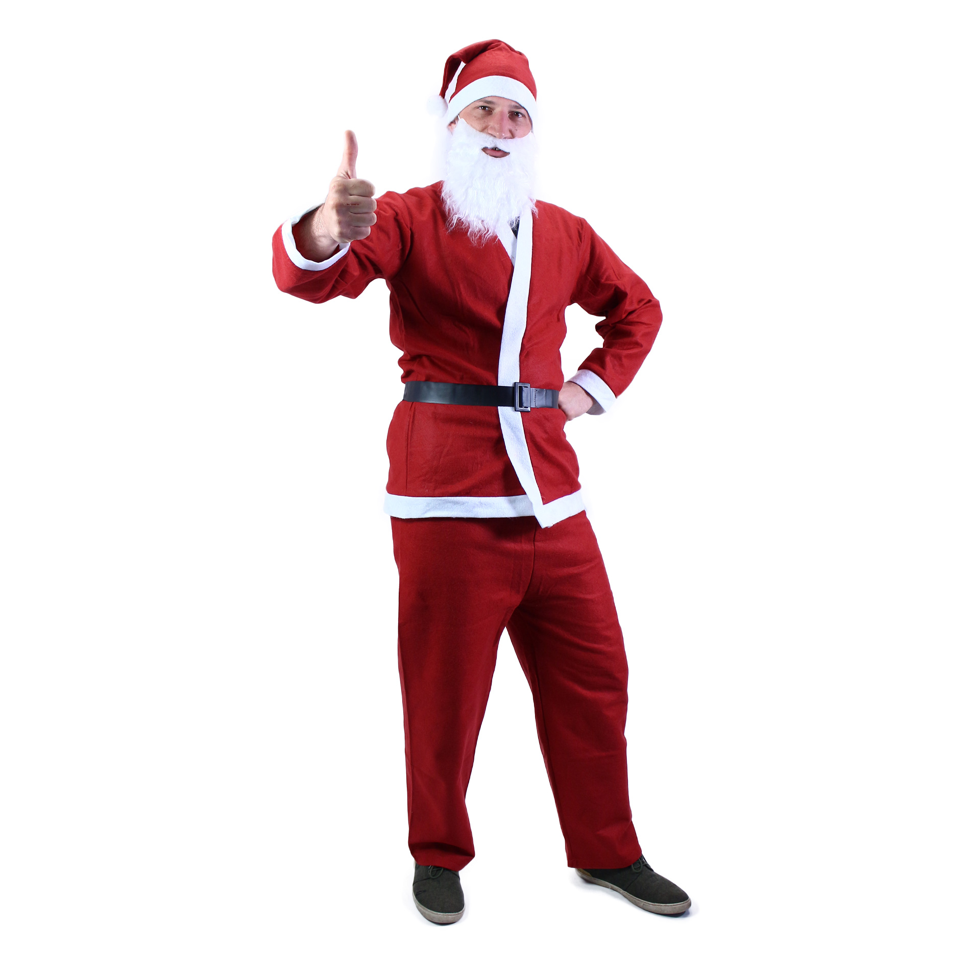 Kostým Santa Claus (bez vousů) pro dospělé