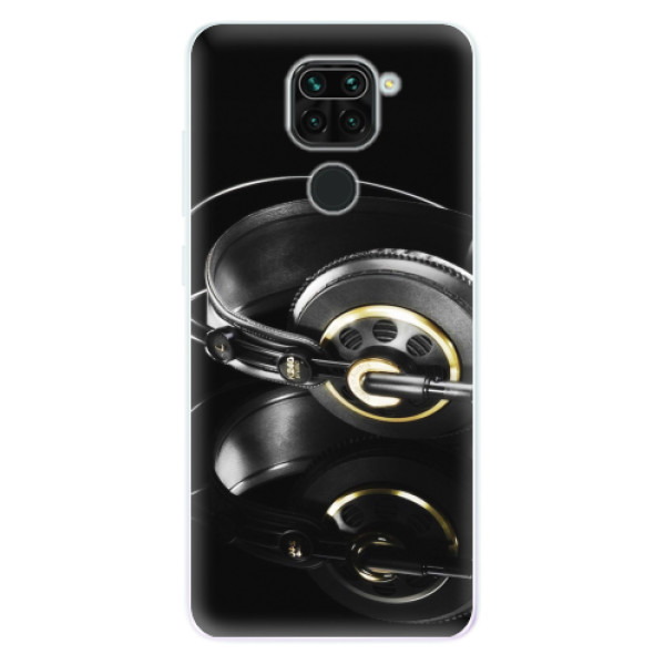 Odolné silikonové pouzdro iSaprio - Headphones 02 - Xiaomi Redmi Note 9