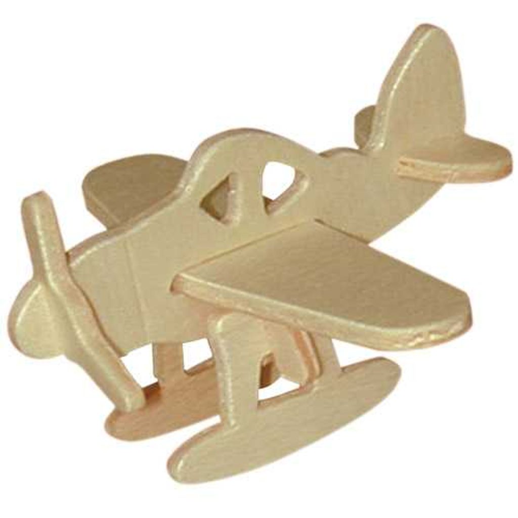 Woodcraft Dřevěné 3D puzzle mini skládačka letadlo