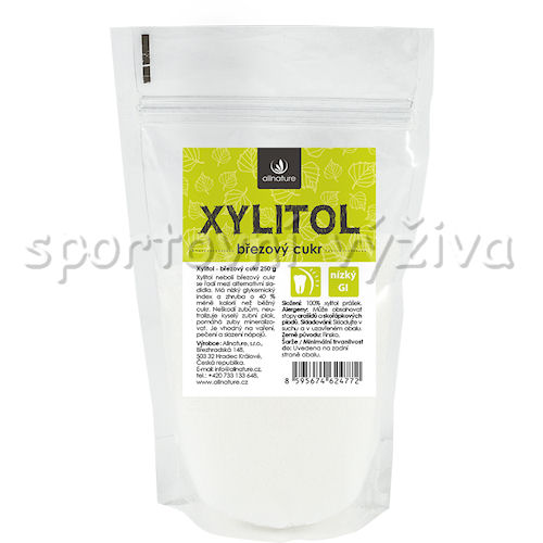 Allnature Xylitol - březový cukr 250g