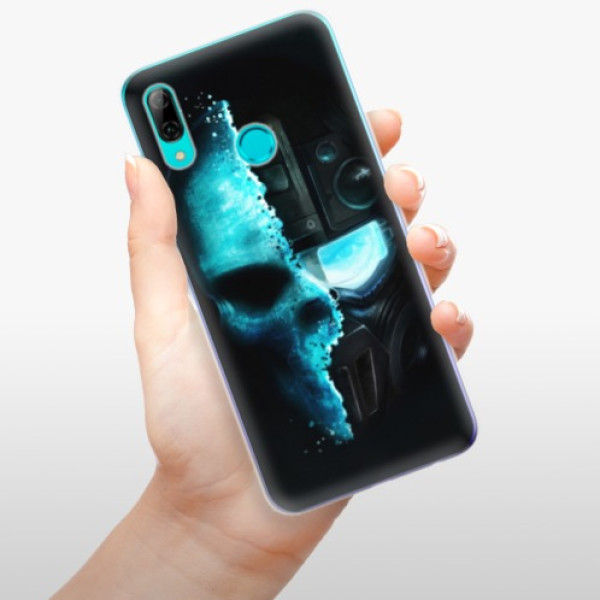 Odolné silikonové pouzdro iSaprio - Roboskull - Huawei P Smart 2019