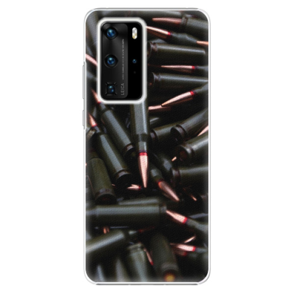 Plastové pouzdro iSaprio - Black Bullet - Huawei P40 Pro