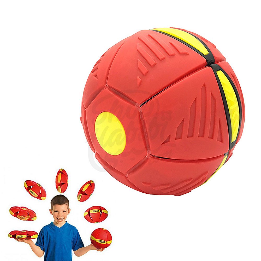 Flat Ball - placatý míč (Červený)
