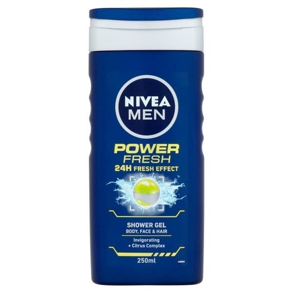 Power Refresh sprchový gel na tělo, tvář a vlasy 250 ml