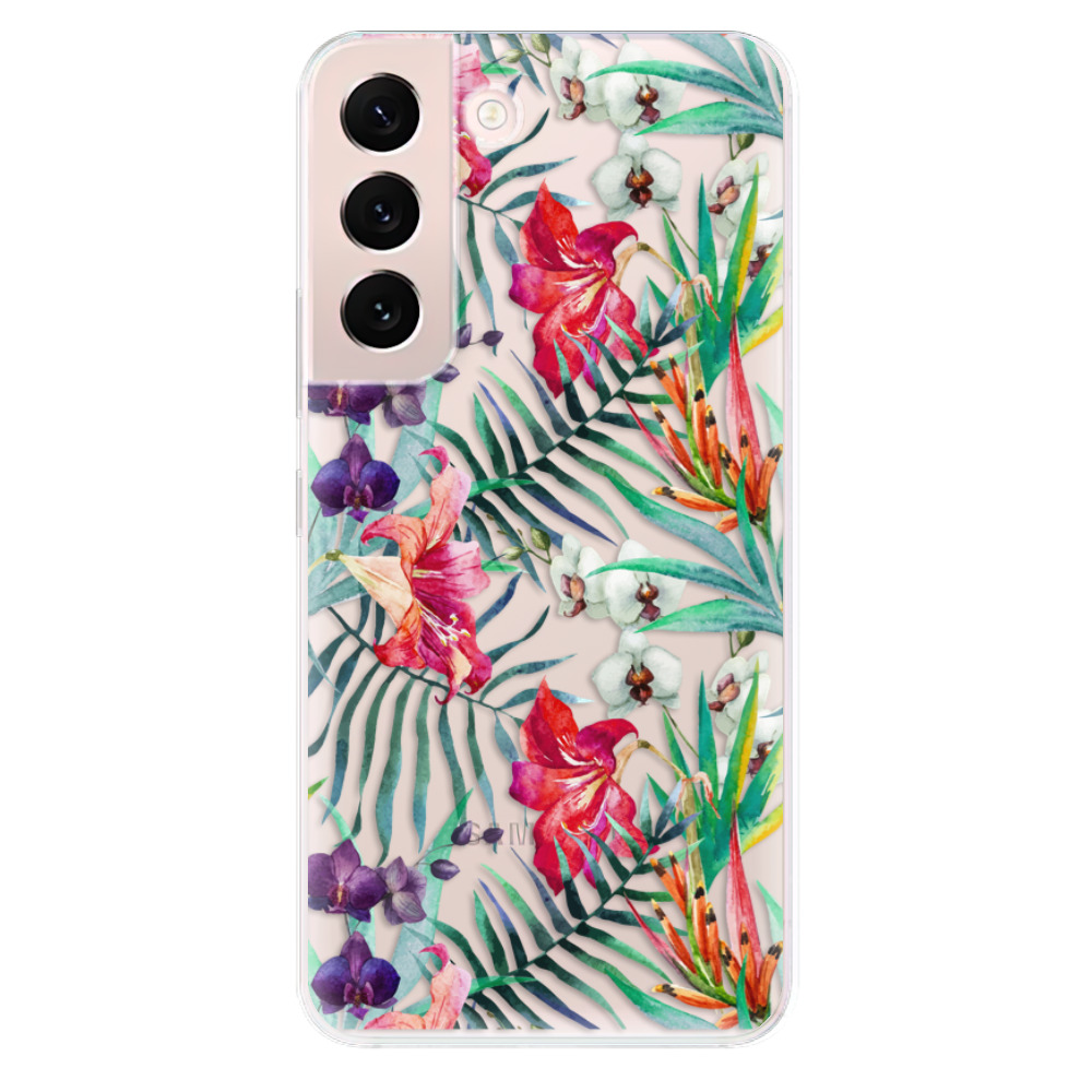 Odolné silikonové pouzdro iSaprio - Flower Pattern 03 - Samsung Galaxy S22 5G