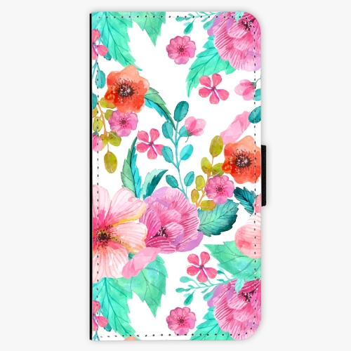 Flipové pouzdro iSaprio - Flower Pattern 01 - iPhone 6 Plus/6S Plus
