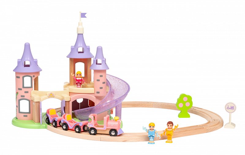 Brio Disney - Princess Zámecká vlaková sada