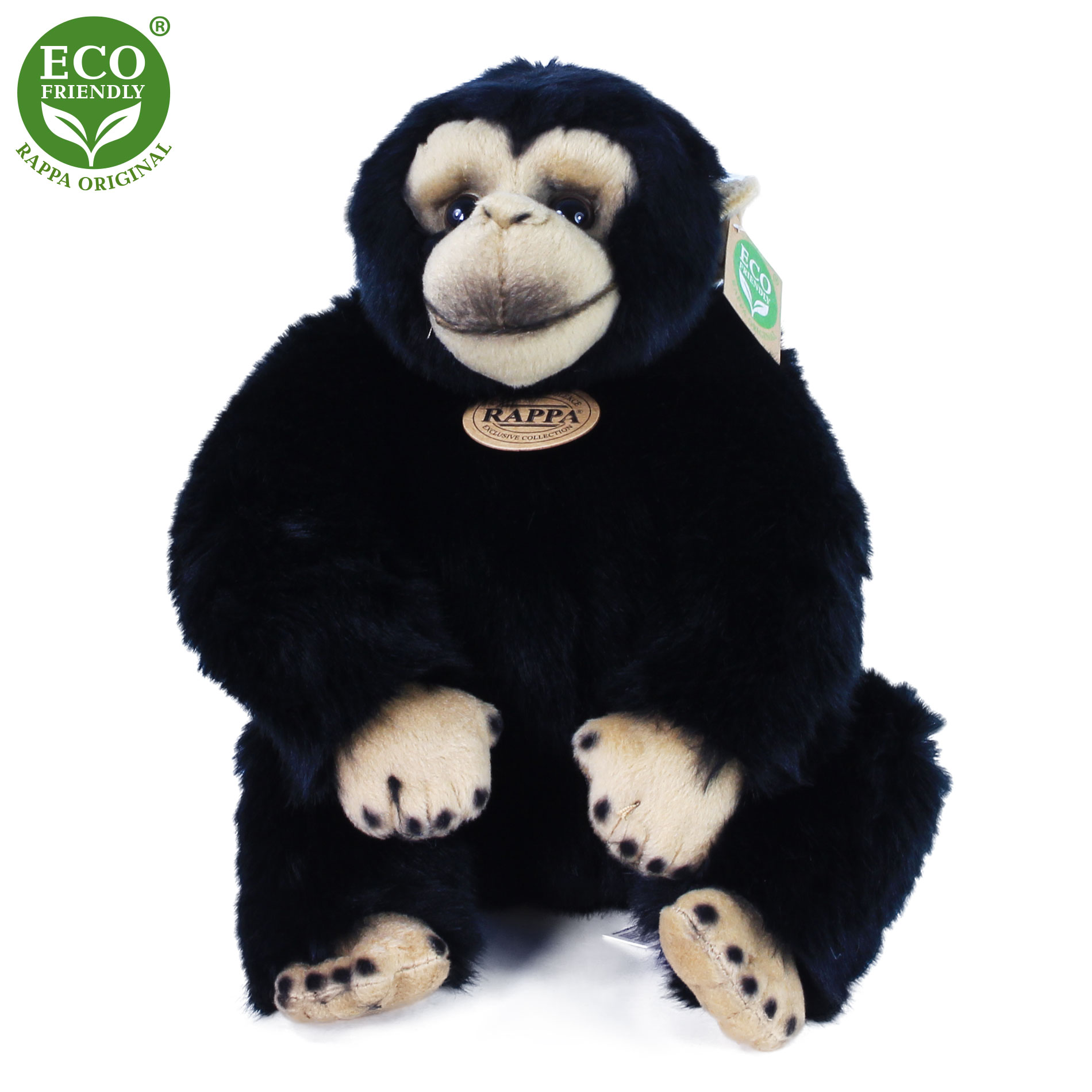 Plyšová opice sedící 25 cm ECO-FRIENDLY.