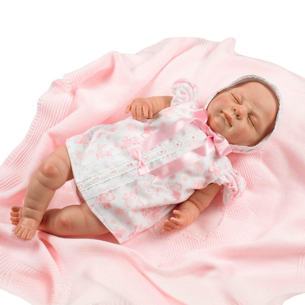 Berbesa Markétka - Realistická panenka - 50cm, růžová