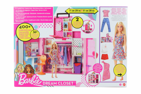 Barbie Módní šatník snů s panenkou HGX57