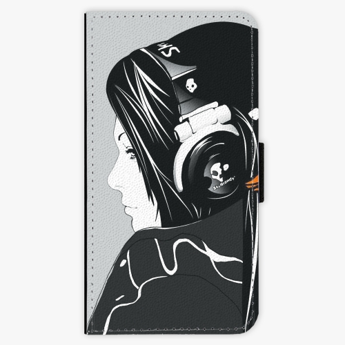 Flipové pouzdro iSaprio - Headphones - iPhone X