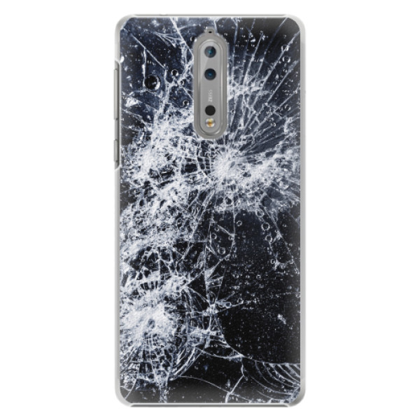 Plastové pouzdro iSaprio - Cracked - Nokia 8