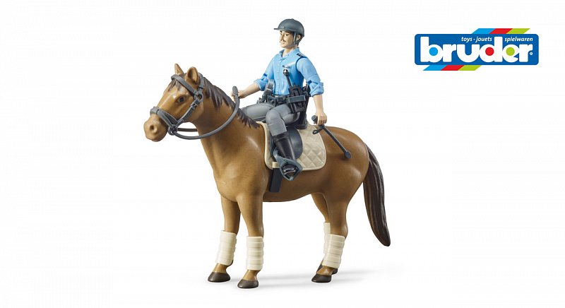 Bruder BWorld - jízdní policie na policejním koni, 1:16