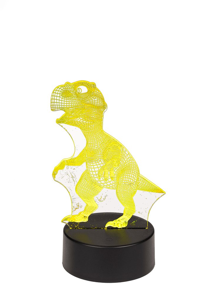 3D noční světlo, dinosaurus, cca 17 cm