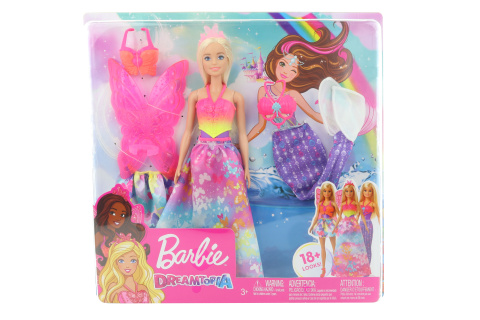Barbie panenka a pohádkové doplňky GJK40