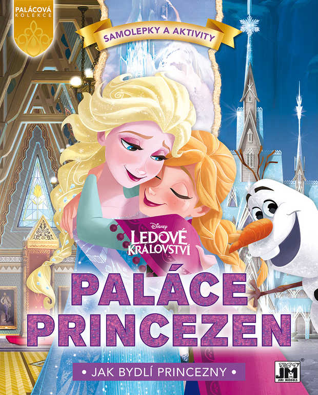 JIRI MODELS Samolepková knížka Disney Princezny Paláce Princezen
