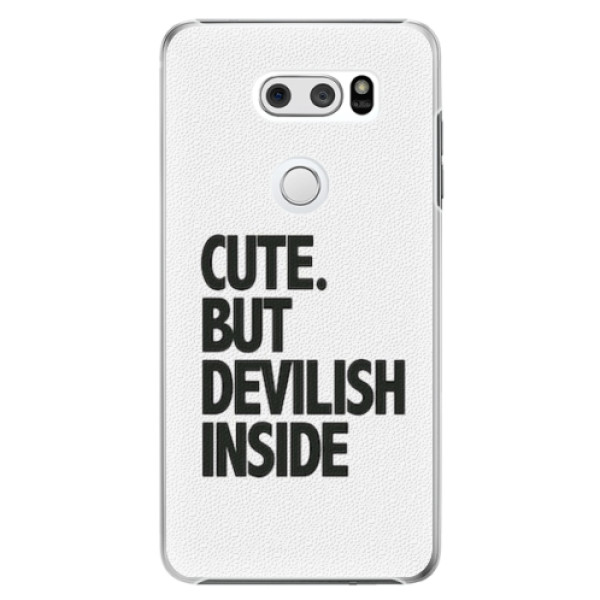 Plastové pouzdro iSaprio - Devilish inside - LG V30
