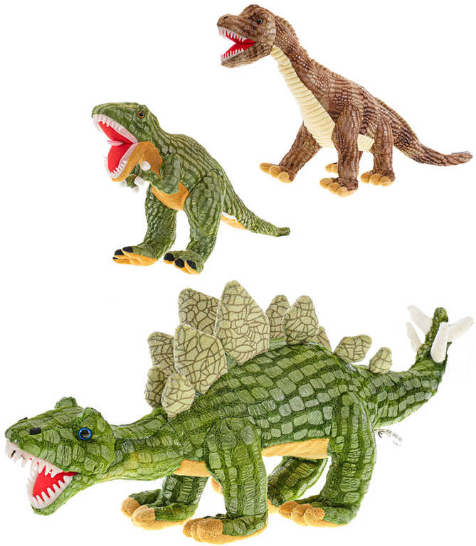 PLYŠ Dinosaurus 50-60cm pravěký ještěr 3 druhy *PLYŠOVÉ HRAČKY*