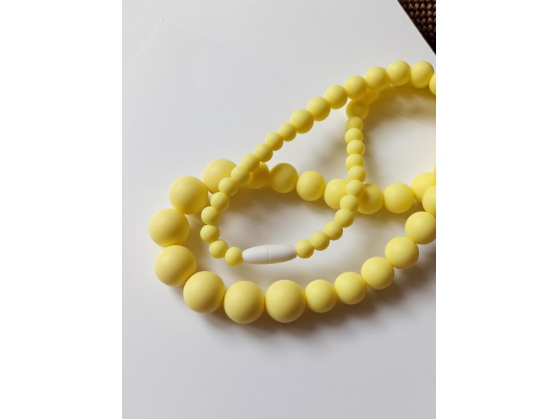 MIMIKOI - Kojící korále elegant žluté