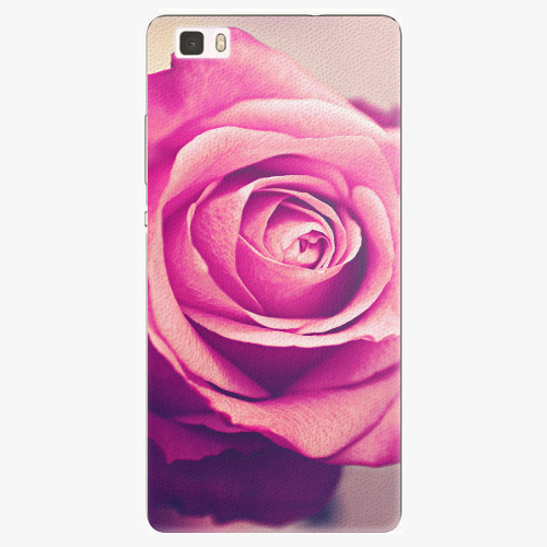 Plastový kryt iSaprio - Pink Rose - Huawei Ascend P8 Lite