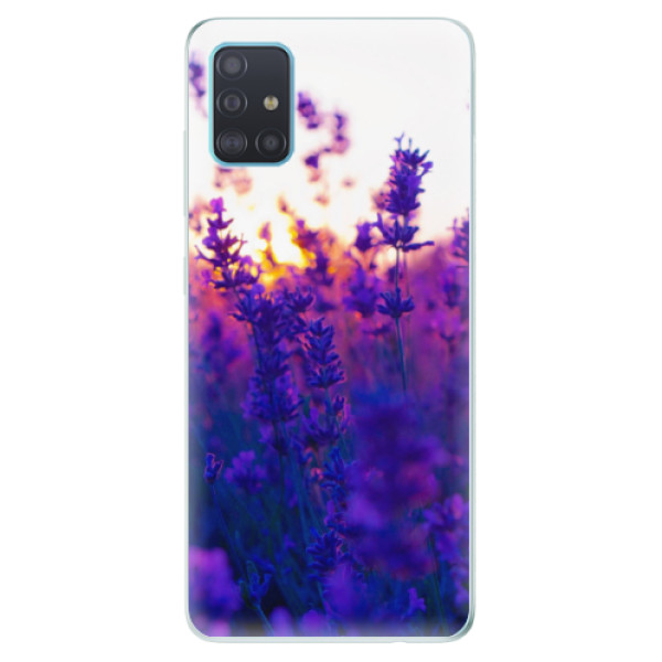 Odolné silikonové pouzdro iSaprio - Lavender Field - Samsung Galaxy A51