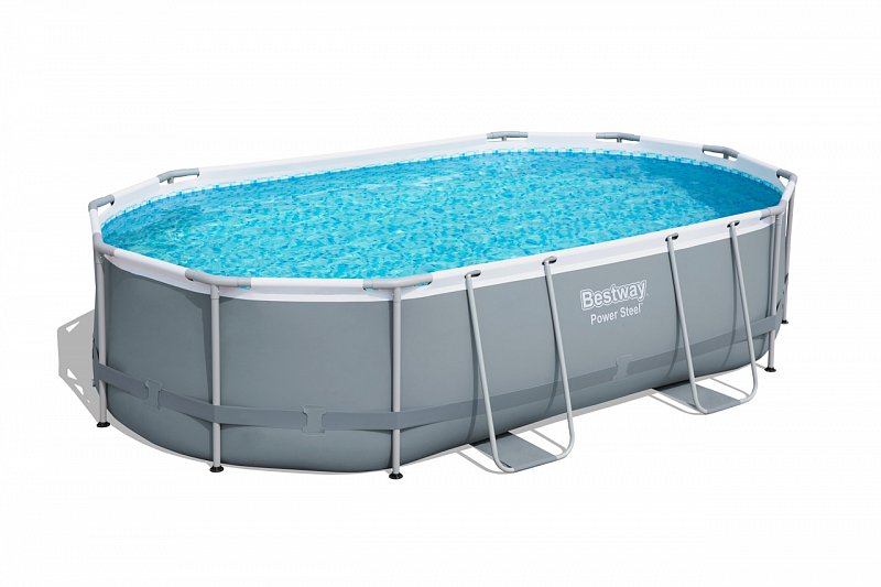 Bestway - Nadzemní bazén Power Steel Vista 488 x 305 x 107 cm, filtrace, schůdky