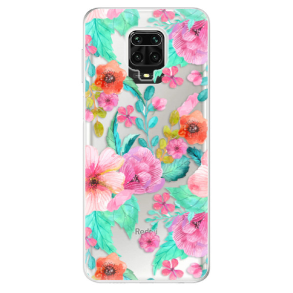 Odolné silikonové pouzdro iSaprio - Flower Pattern 01 - Xiaomi Redmi Note 9 Pro / Note 9S