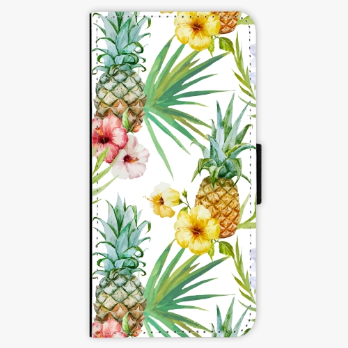 Flipové pouzdro iSaprio - Pineapple Pattern 02 - Samsung Galaxy A3 2016