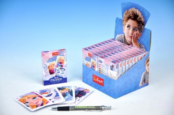 Černý Petr Ledové království/Frozen společenská hra - karty v papírové krabičce 6x9cm