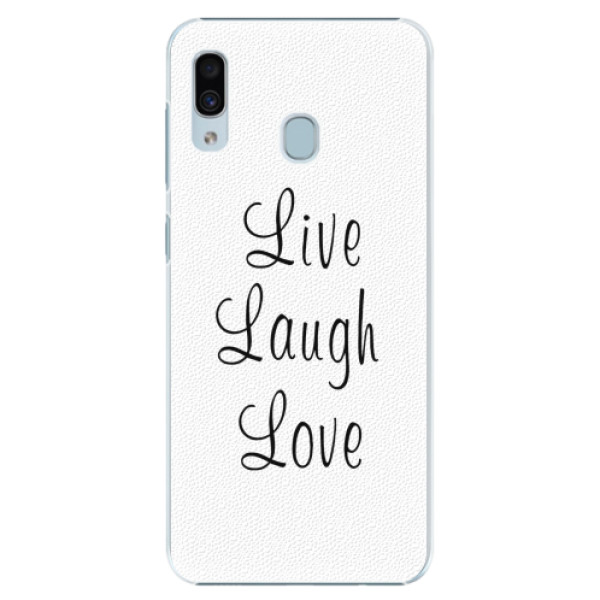 Plastové pouzdro iSaprio - Live Laugh Love - Samsung Galaxy A30