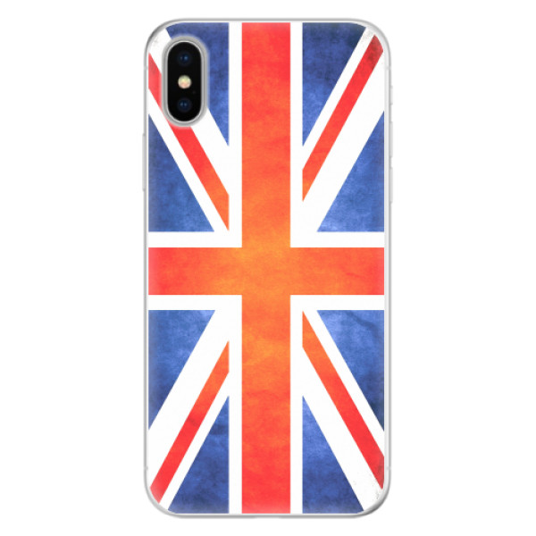 Silikonové pouzdro iSaprio - UK Flag - iPhone X