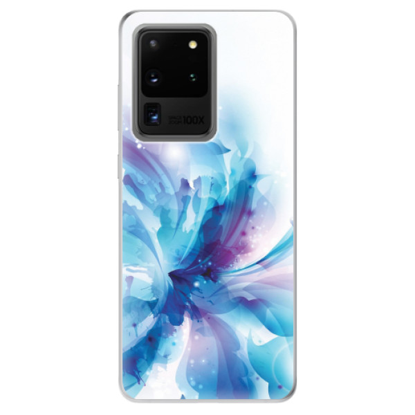 Odolné silikonové pouzdro iSaprio - Abstract Flower - Samsung Galaxy S20 Ultra