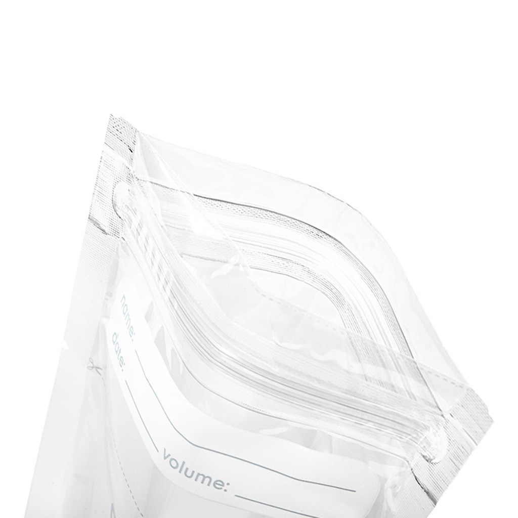 Spokrmů opakovaně použitelné Akuku 150ml 5ks - transparentní - Sterilní sáčky pro skladování mléka a pokrmů Akuku 150ml 30ks - transparentní