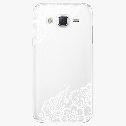 Plastový kryt iSaprio - White Lace 02 - Samsung Galaxy J5