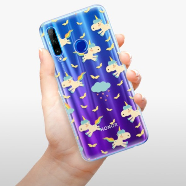 Odolné silikonové pouzdro iSaprio - Unicorn pattern 01 - Huawei Honor 20 Lite