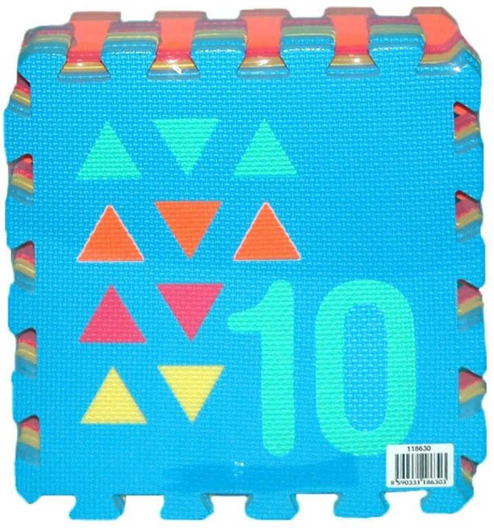 Měkké bloky Počítání 10ks pěnový koberec baby vkládací puzzle podložka na zem
