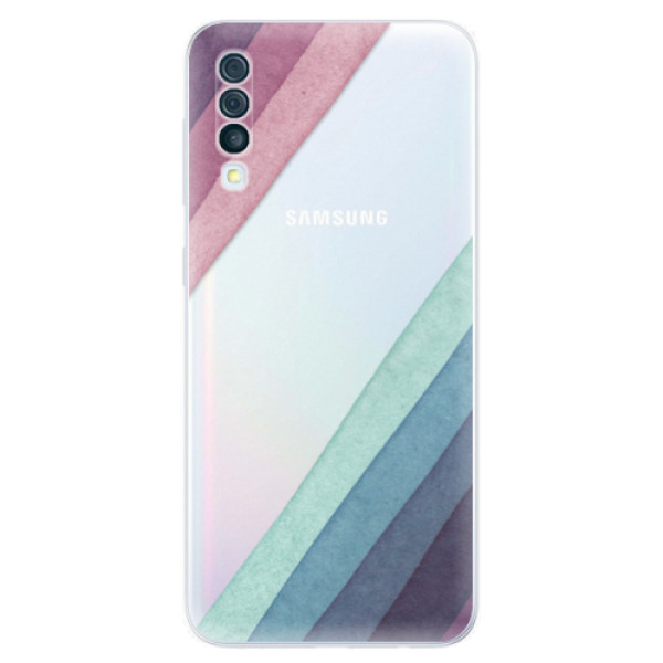 Odolné silikonové pouzdro iSaprio - Glitter Stripes 01 - Samsung Galaxy A50