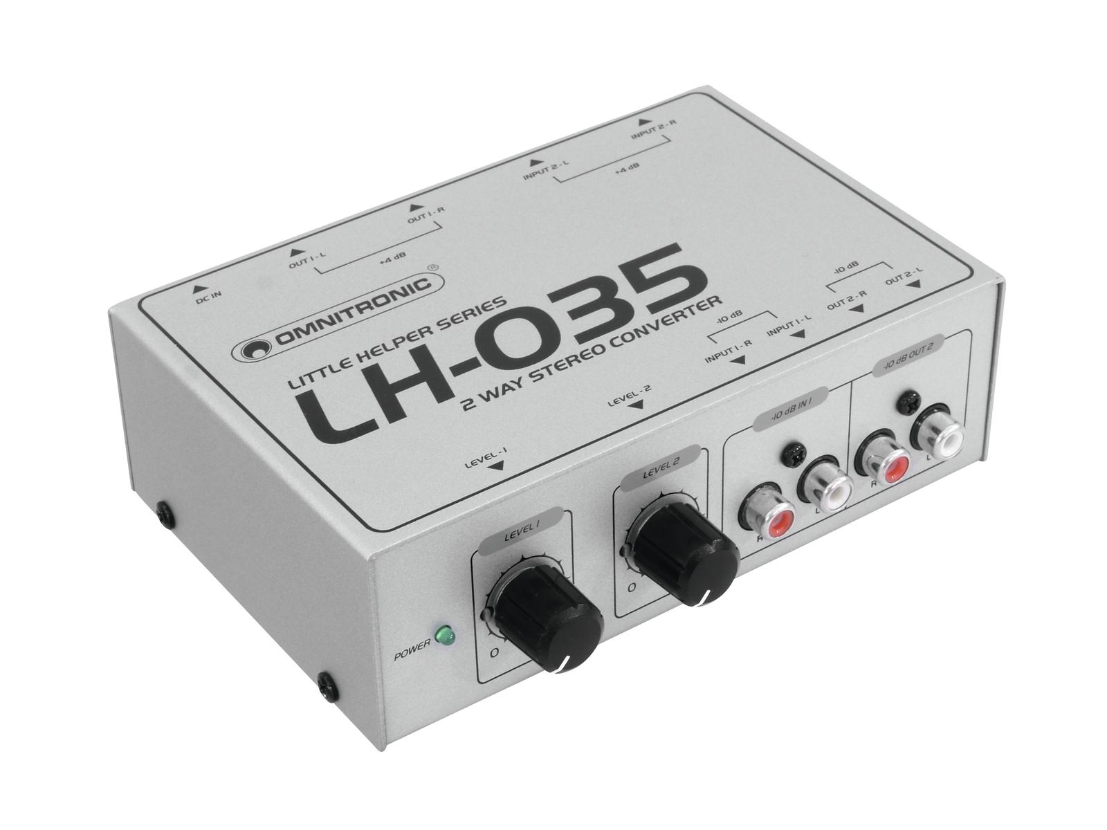 Omnitronic LH-035, konvertor signálu