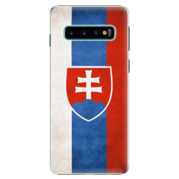 Plastové pouzdro iSaprio - Slovakia Flag - Samsung Galaxy S10