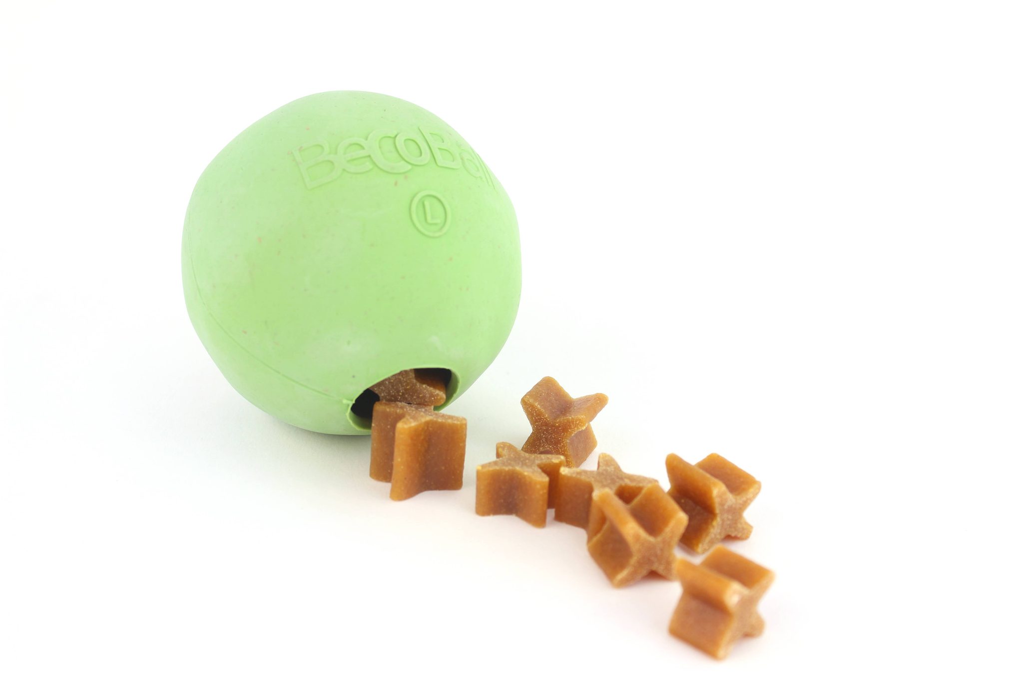 Míček na pamlsky pro psa Beco Ball - Zelené / S