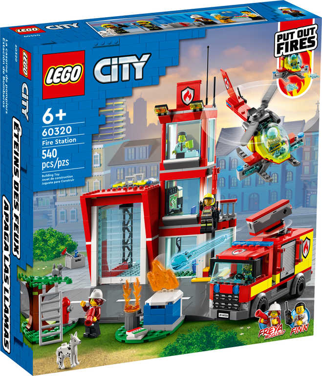 LEGO CITY Hasičská stanice 60320 STAVEBNICE