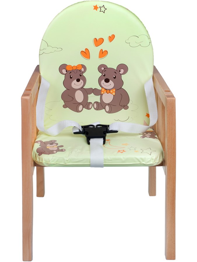 Vložka do dřevěných jídelních židliček - Buková židlička New Baby Victory - přírodní