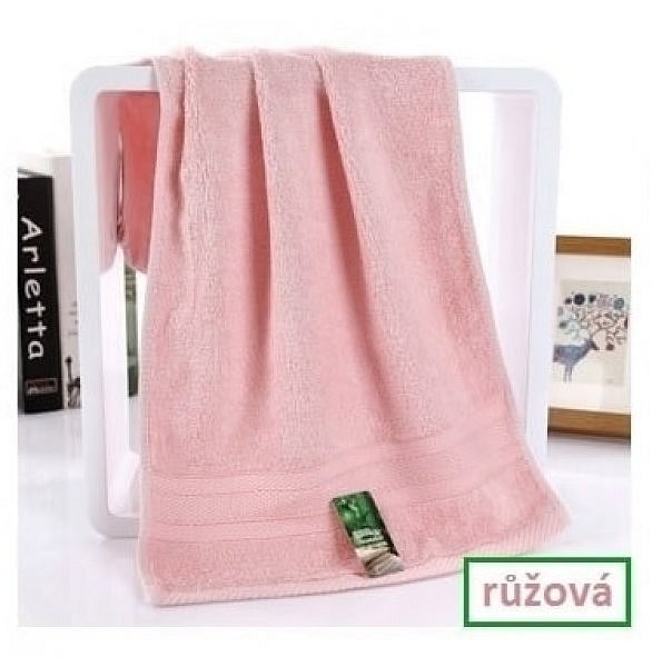Geekplanet - Bambusový ručník - 34 x 75 cm - 1ks (Růžový)