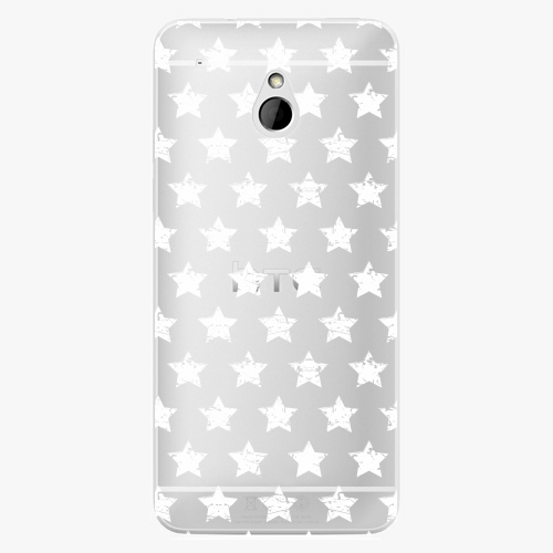 Plastový kryt iSaprio - Stars Pattern - white - HTC One Mini