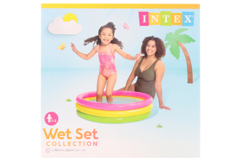 INTEX 3 kruhový dětský bazén 58924 86x25cm