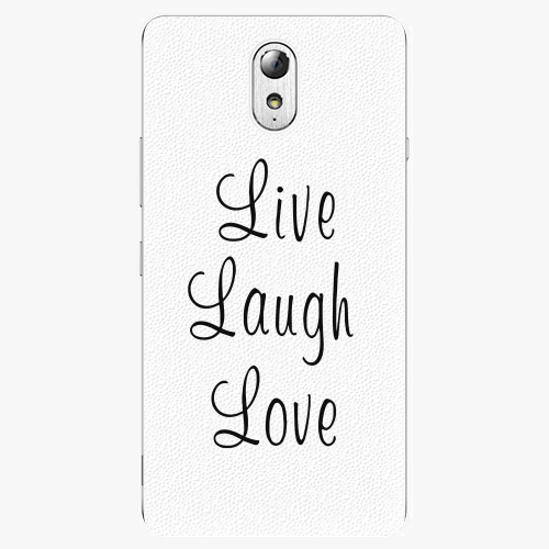 Plastový kryt iSaprio - Live Laugh Love - Lenovo P1m